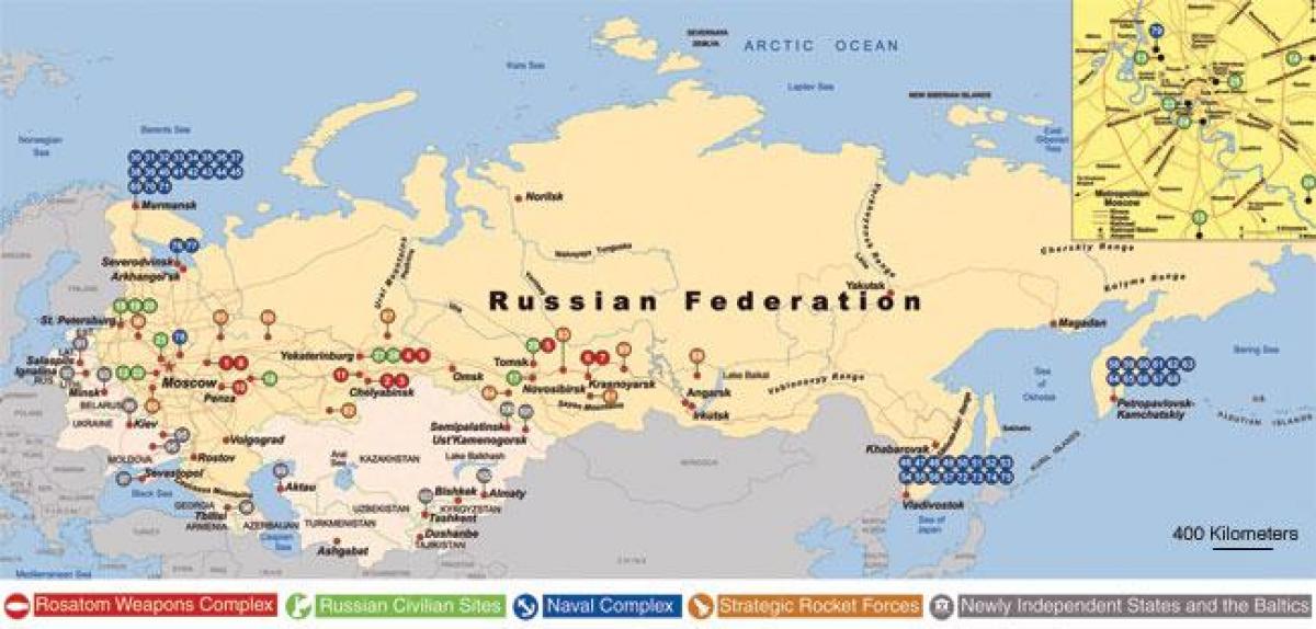 mapa de rusia bases navales