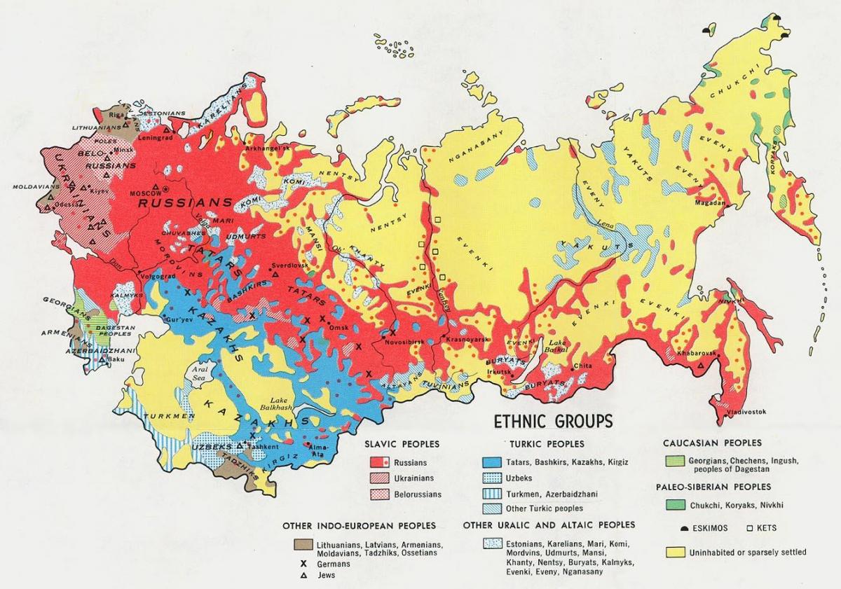 Rusia religión mapa