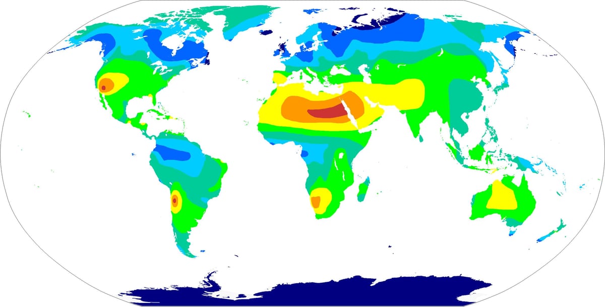 mapa de Rusia sol