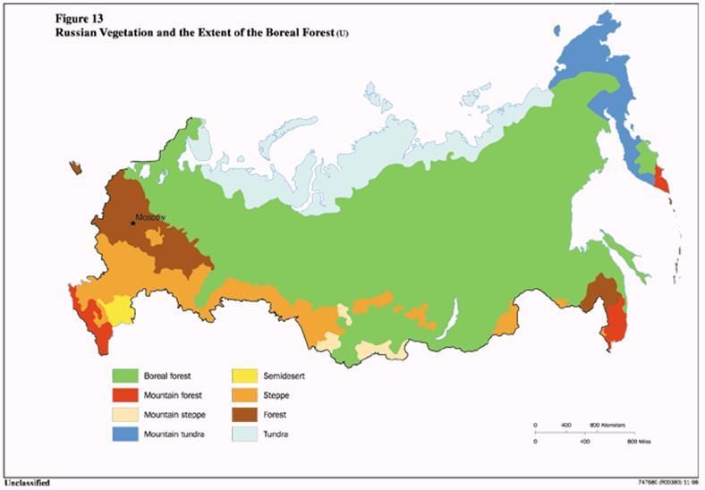 tundra Rusia mapa