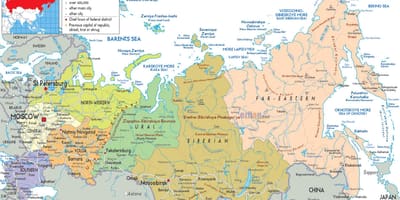 Mapa De Rusia