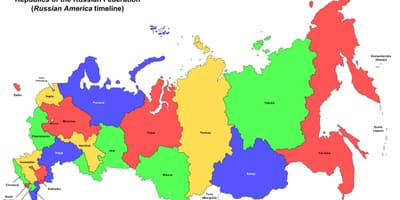 Mapa de las repúblicas de rusia