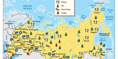 Recurso de mapa de Rusia