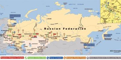 Mapa de rusia bases navales